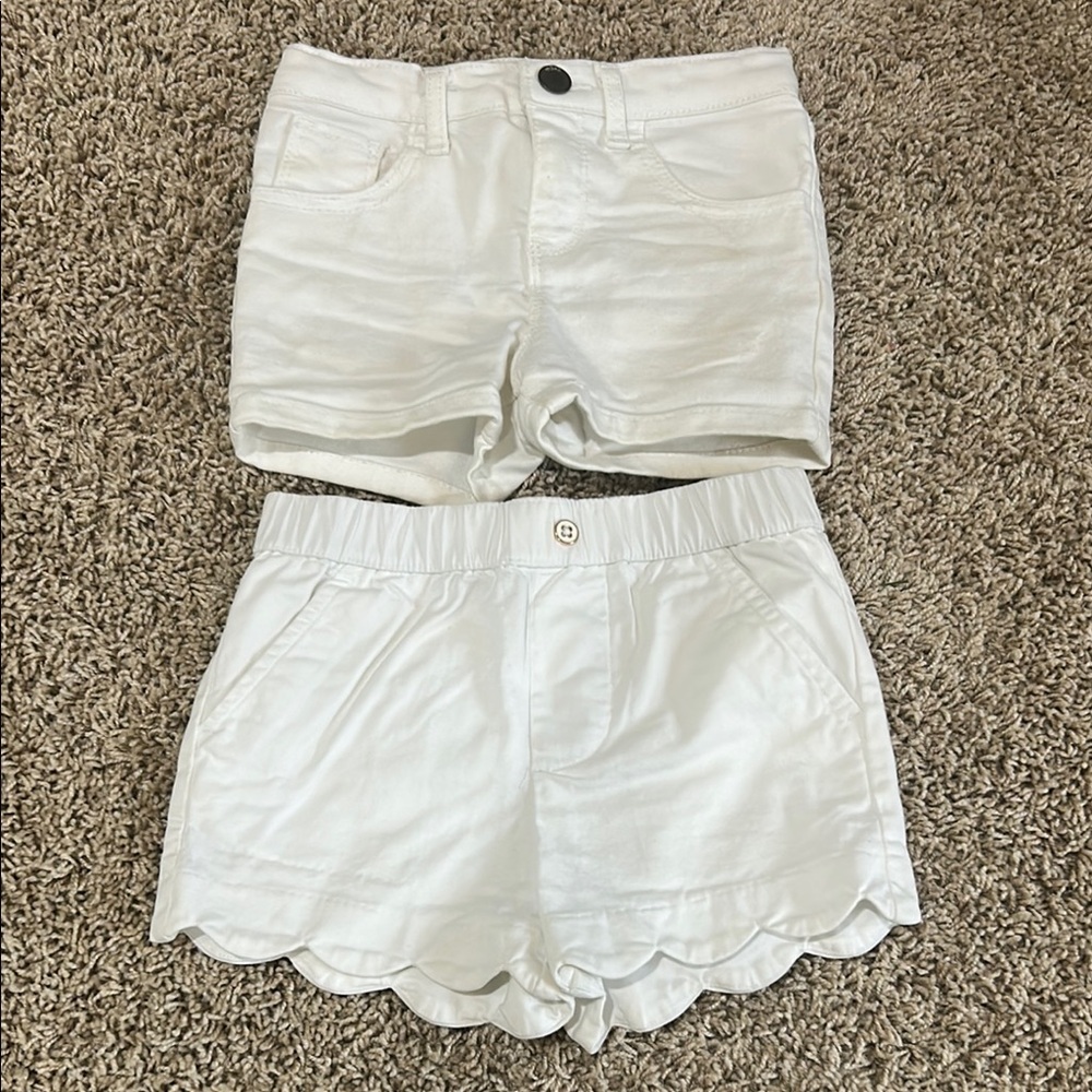 Stylish White kids Shorts Set